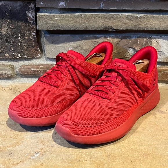 Kizik Other - Kizik Athens Crimson Red Hands-Free Lace-Up Sneakers